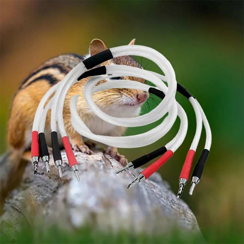 

Акустический кабель Pro Audio Silver — чистое серебро 5N с тройным экранированием и золотым Y-образным разъемом ​