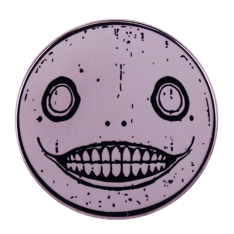 NieR-Automata Emil Head Enamel Pin ARPG Peripheral Collection Badge Video Game Inspiration Brooch Gamer Gift Souvenirs