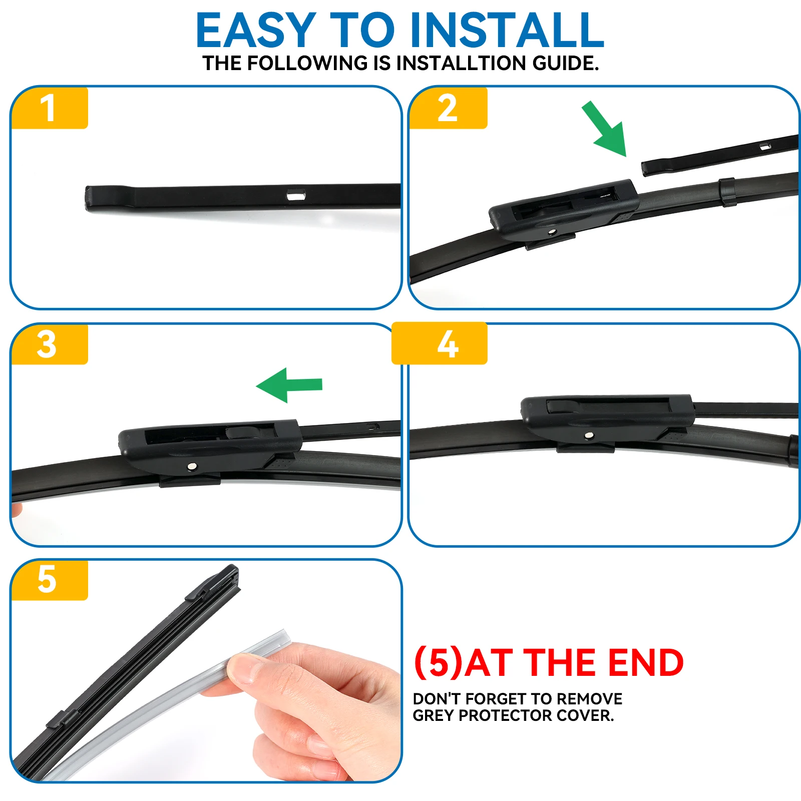 Erick\'s Wiper LHD Front Wiper Blades For Renault Megane 2 MK2 2006 - 2008 Windshield Windscreen Window Car Rain Brushes 24\