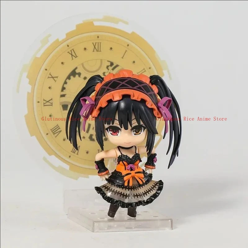 In stock Tokisaki Kurumi Nightmare 466# 10cm Action Figure - DATE a LIVE Collectible Anime Doll Gift for Fans