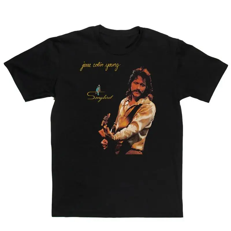 Jesse Colin Young Songbird  Black All Size T Shirt