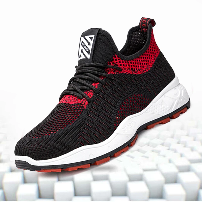 

Autumn & Summer Breathable Men Running Shoes Sports Casual Fly Weave Fashion Anti-Slip Leisure Sneakers Size 39-44