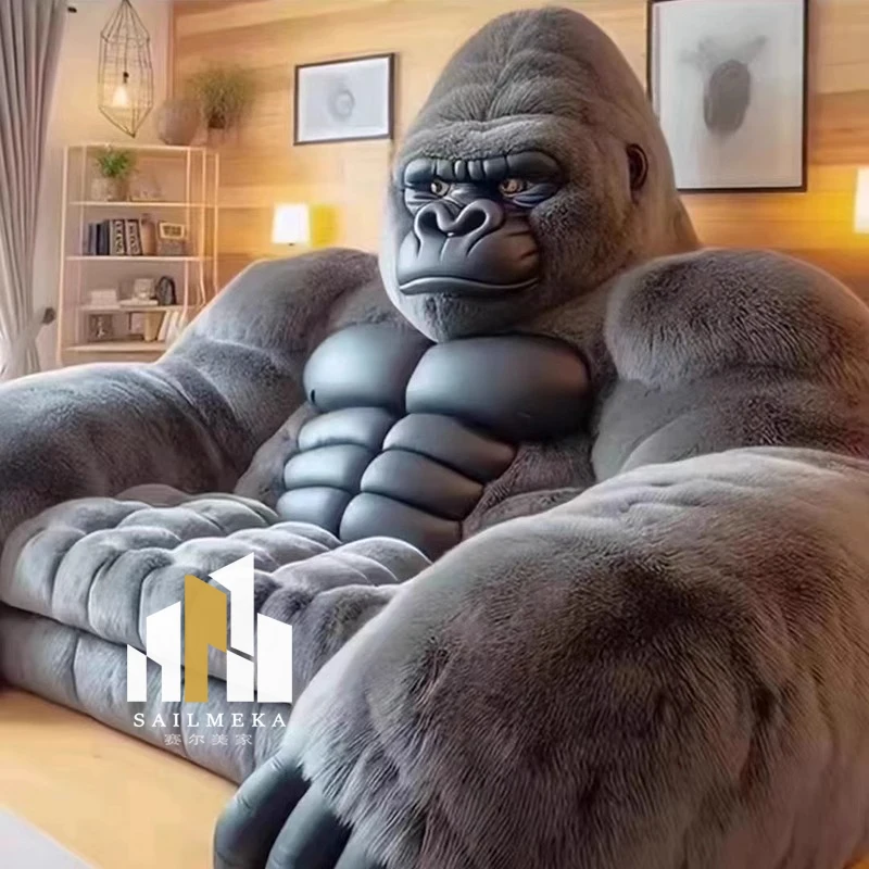 Black King Kong gorilla high-end living room sofa