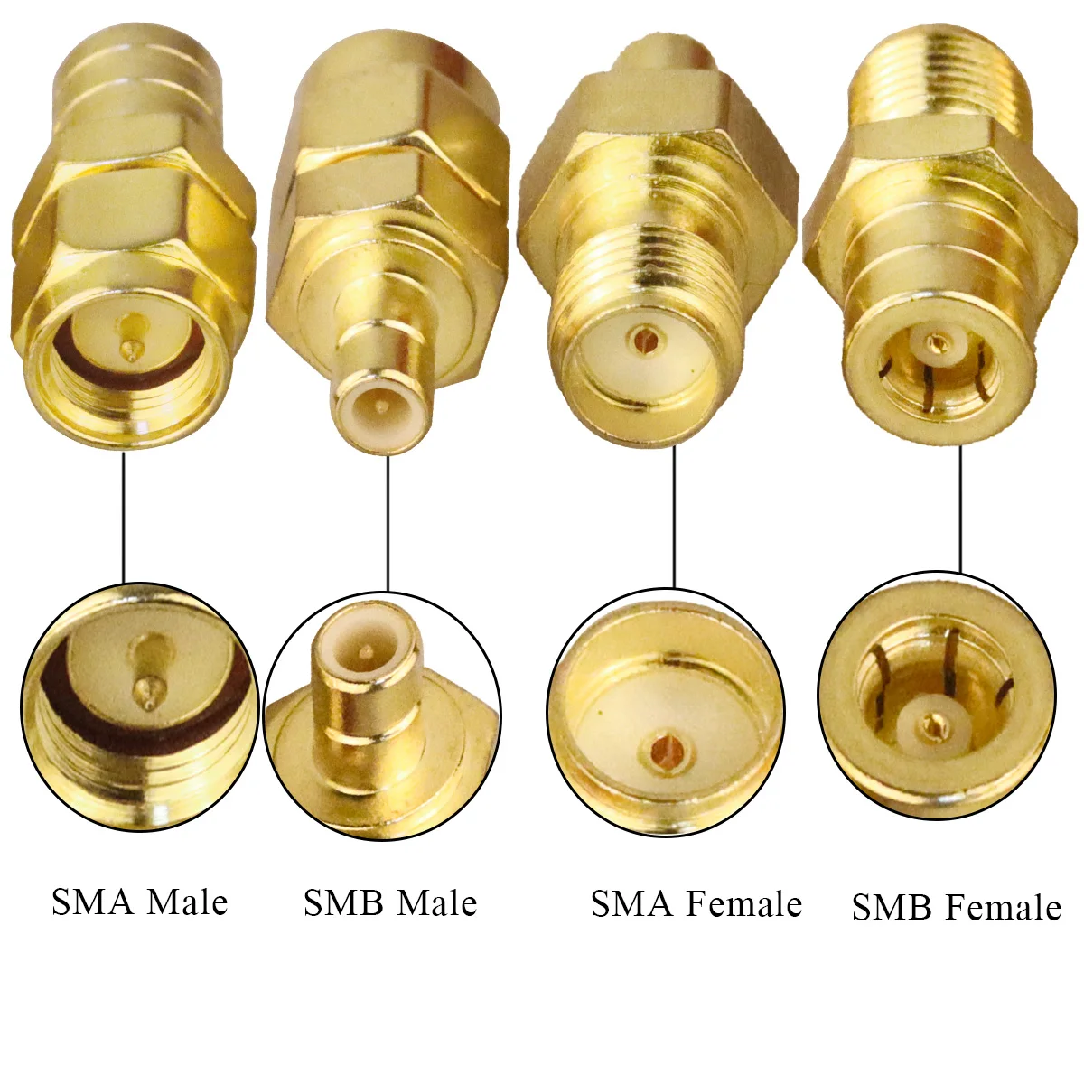 Adattatore Coassiale Adattatore Connettore Coassiale Maschio A Femmina F - Per Antenna TV/Satellitare, Argento! Accordatore Antenna Cb - Foto 8