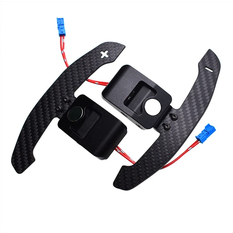 Car Steering Wheel Shift Paddle Magnetic Carbon Fiber Paddle Shifter Extensions For BMW 1 2 3 4 5 6 7 8 Series Parts