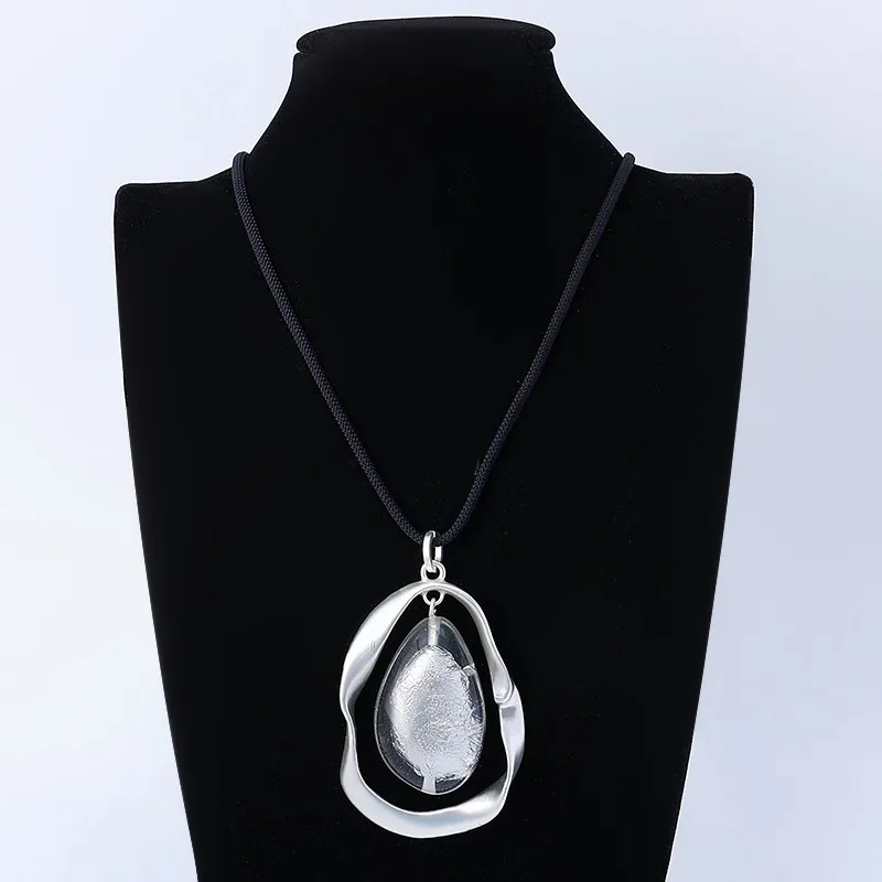 DIY accessories European and American new necklaces, high sense, national style, popular women's jewelry, sweater chain, long re