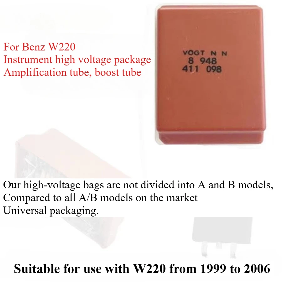 

For BENZ 99-06 W220 Instrument Backlight Coil High Voltage Pack Transformer Transformer VOGT