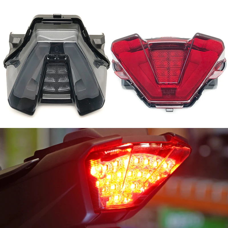 

For YAMAHA FZ07 MT07 MT-07 FZ-07 2021 2022 Motorcycle Rear Taillight LED Tail Light Brake Turn Signal Lamp Integrated