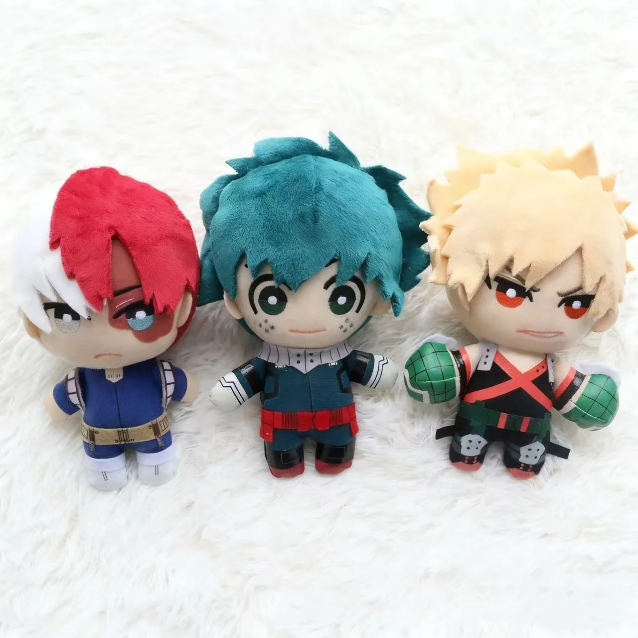 

10/20 см аниме Midoriya Izuku Bakugou Katsuki Todoroki Shoto плюшевый брелок фигурка косплей аксессуары с героями мультфильмов реквизит