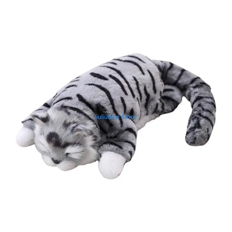 

Мягкая плюшевая игрушка для кошки со звуком, имитирующая кувыркание животного, для куклы, рожающей ребенка, 62CF