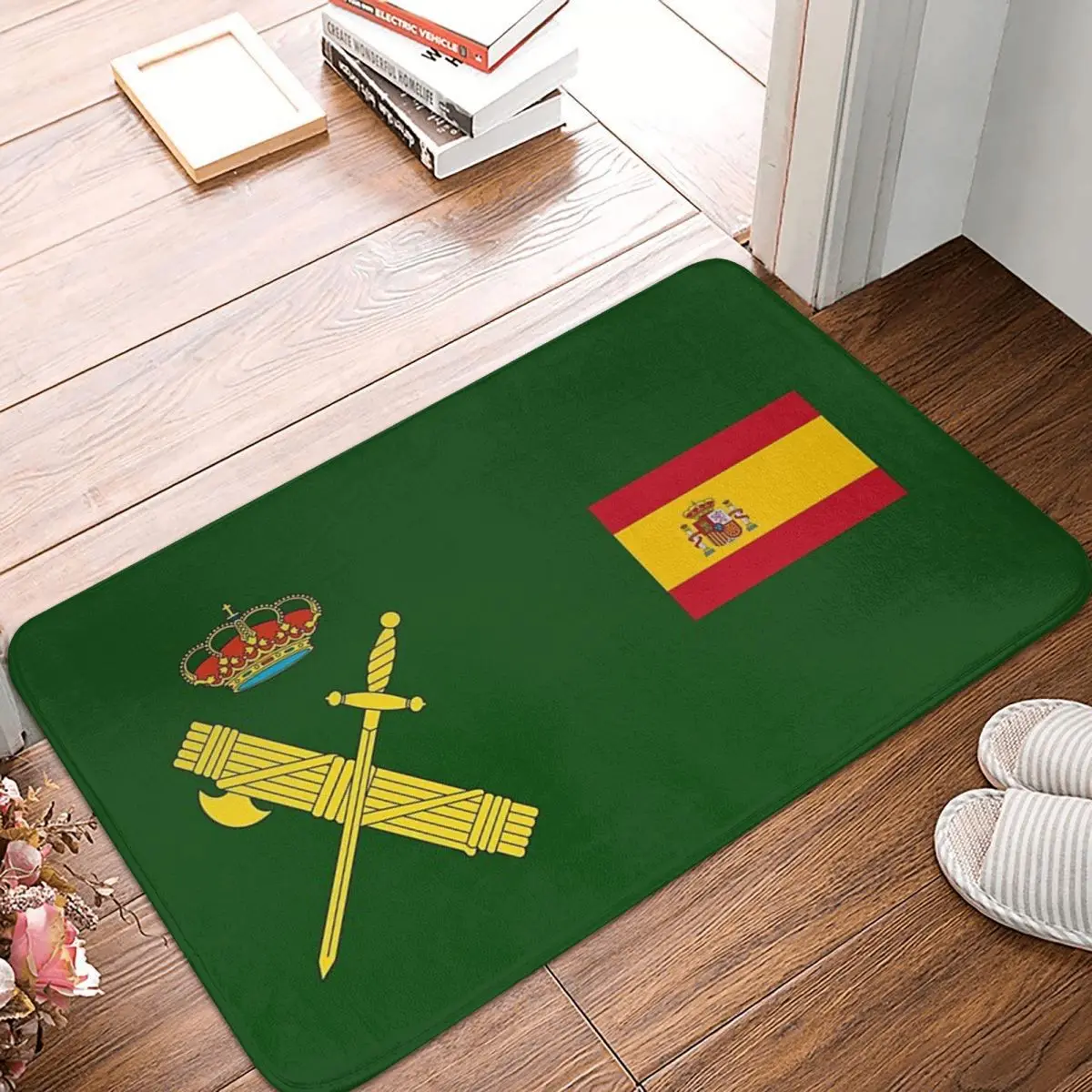 Flag Of Portugal Doormat Rug Carpet Mat Footpad Polyester Non-slip Cushion Entrance Kitchen Bedroom Balcony Toilet