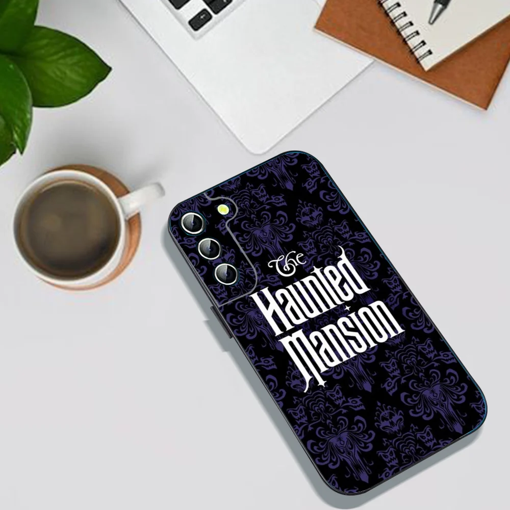 เคสโทรศัพท์ลาย Haunted Mansion สำหรับ Samsung Galaxy A52 A12ขอบ S21 S22ULTRA S20LITE S23และเคสสีดำพิเศษ