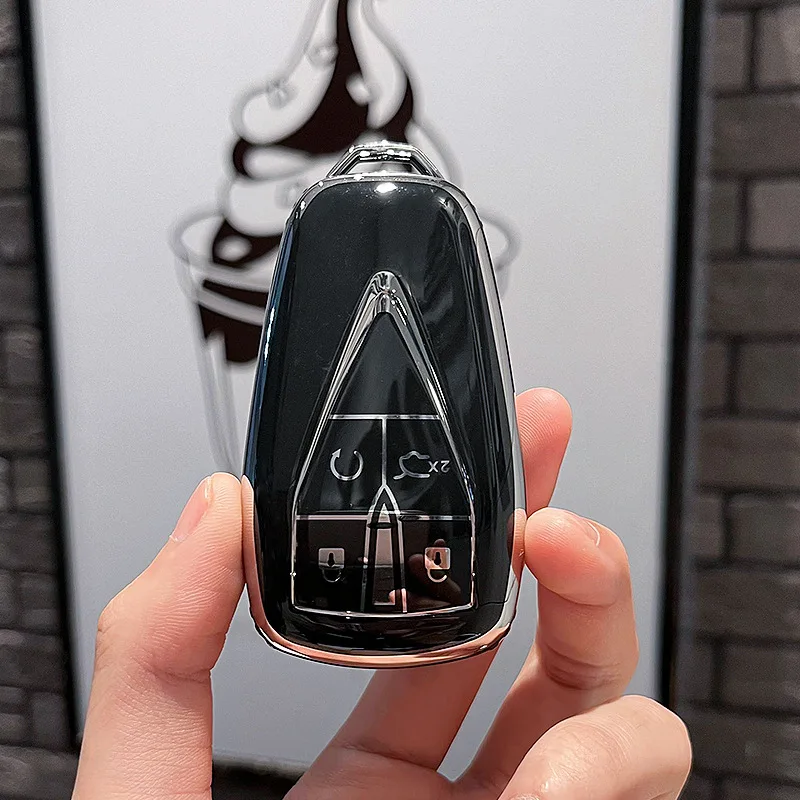 

For Changan UNIT UNIK CS35PLUS CS55 PLUS CS75 PLUS Oshan X7 X5 Soft TPU Car Remote Key Case Cover Shell Fob Auto Accessories