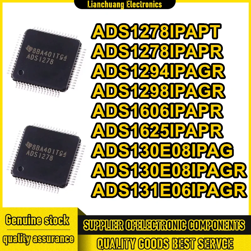 

ADS1278IPAPT ADS1278IPAPR ADS1294IPAGR ADS1298IPAGR ADS1606IPAPR ADS1625IPAPR ADS130E08IPAG ADS130E08IPAGR ADS131E06IPAGR IC