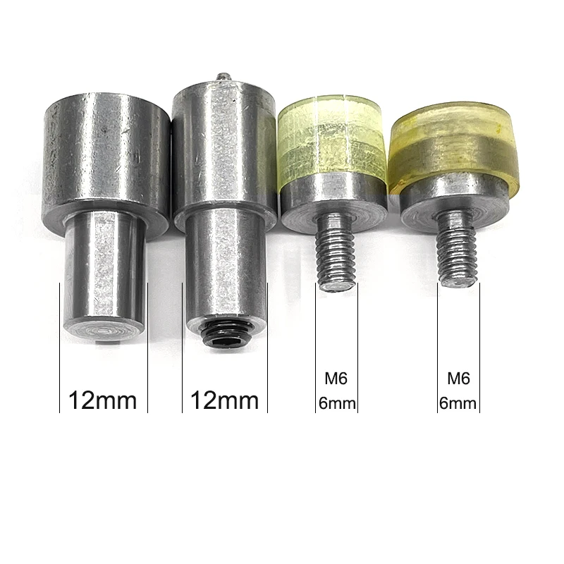 Europe Button machine special mold (12mm+M6) Pressure Snap  Molds 12.5/15 mm Eyelets Rivet Dies Metal Snaps installation tools