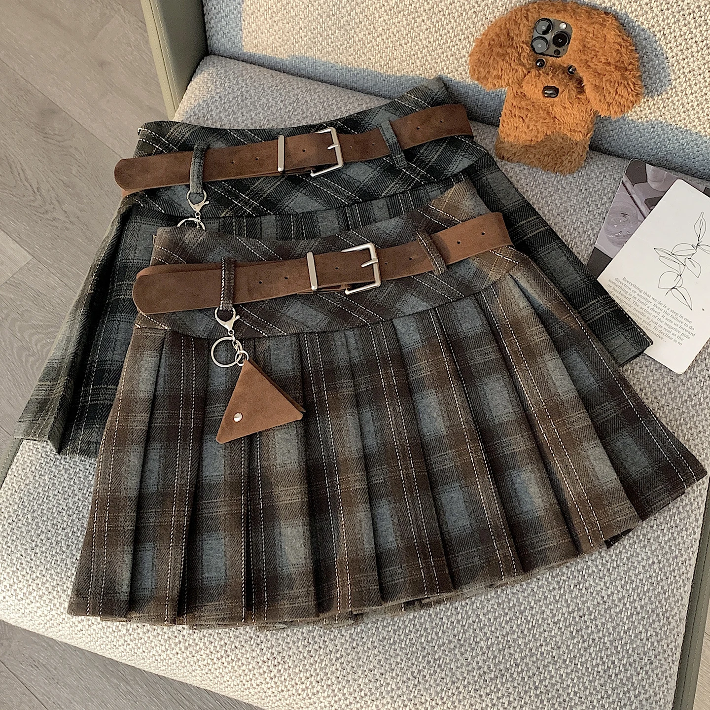 

Женская сетчатая мини-юбка Y2K в стиле ретро 2000-х годов в уличном стиле Харадзюку, повседневная короткая юбка трапециевидной формы на осень-зиму, сексуальная женская одежда