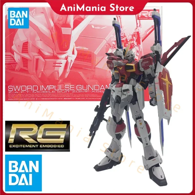 

Bandai RG 1/144 GUNDAM SWORD IMPULSE GUNDAM Model Kit Anime Action Fighter Assembly Models Collection Toy Gift For Children