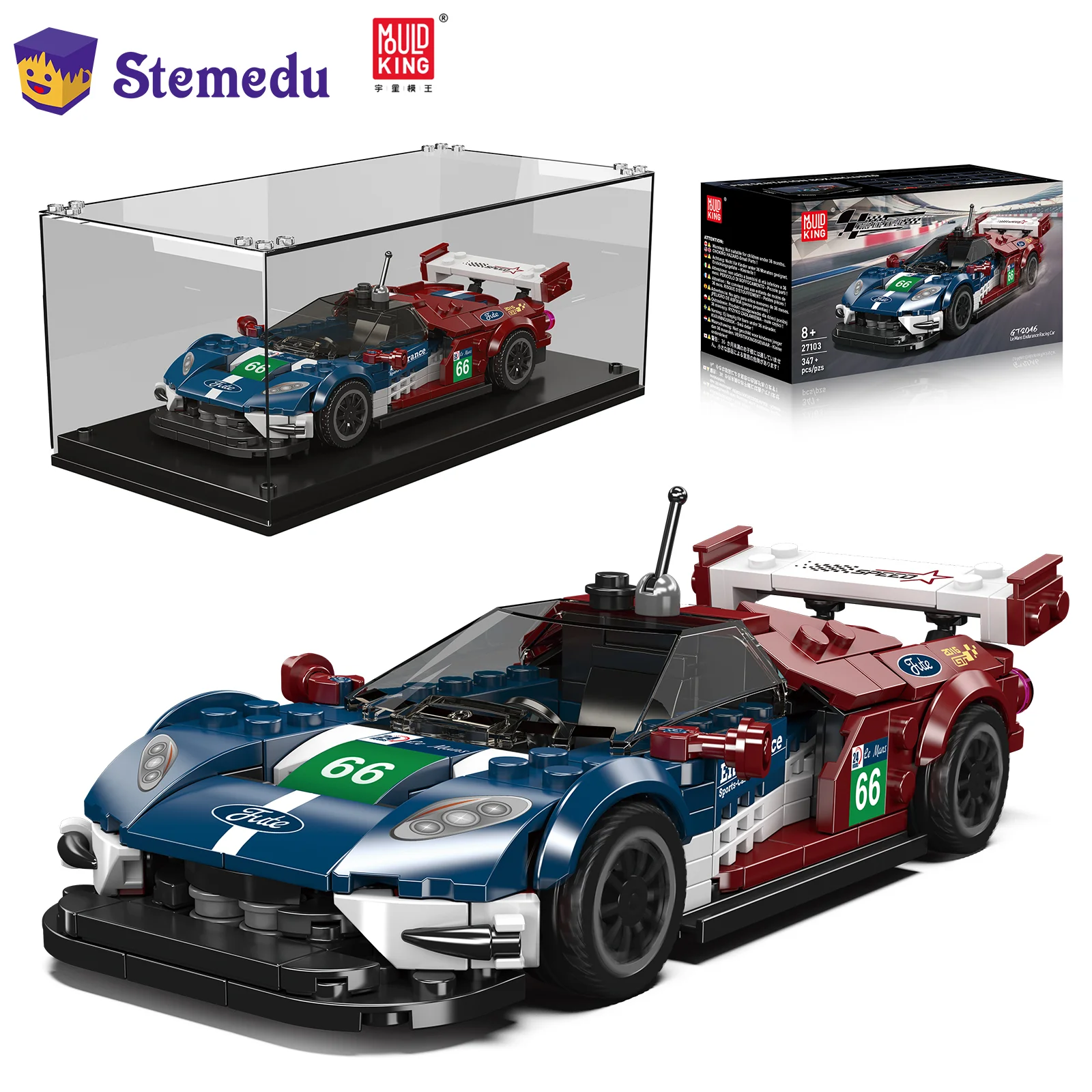 

Mold King 27103 NO.Leman Endurance Спортивный автомобиль Строительные блоки Наборы MOC Известная модель автомобиля Сборка автомобиля Кирпичи Игрушки Подарки для мальчиков