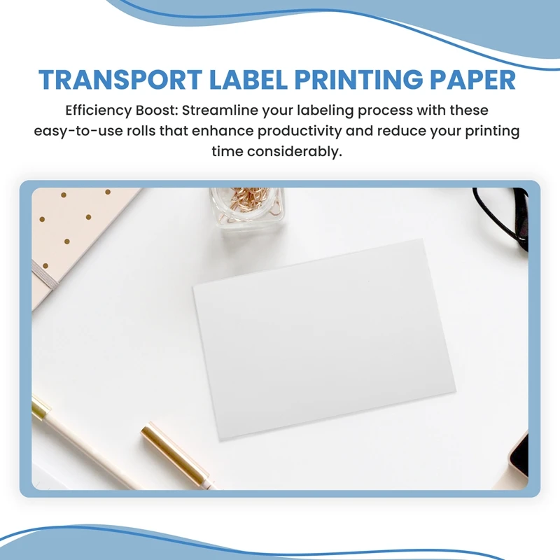 ฉลากกระดาษความร้อน500ชิ้นฉลากสำหรับเครื่องพิมพ์ฉลากนำส่ง