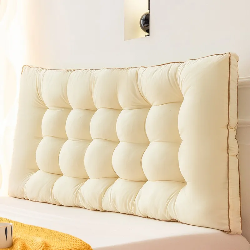 

Simple Waable Cotton Bede Pillow Home Use Large Barest Bedroom Bed Pillow Waist Protection Anti-Colion Pillow No Di...