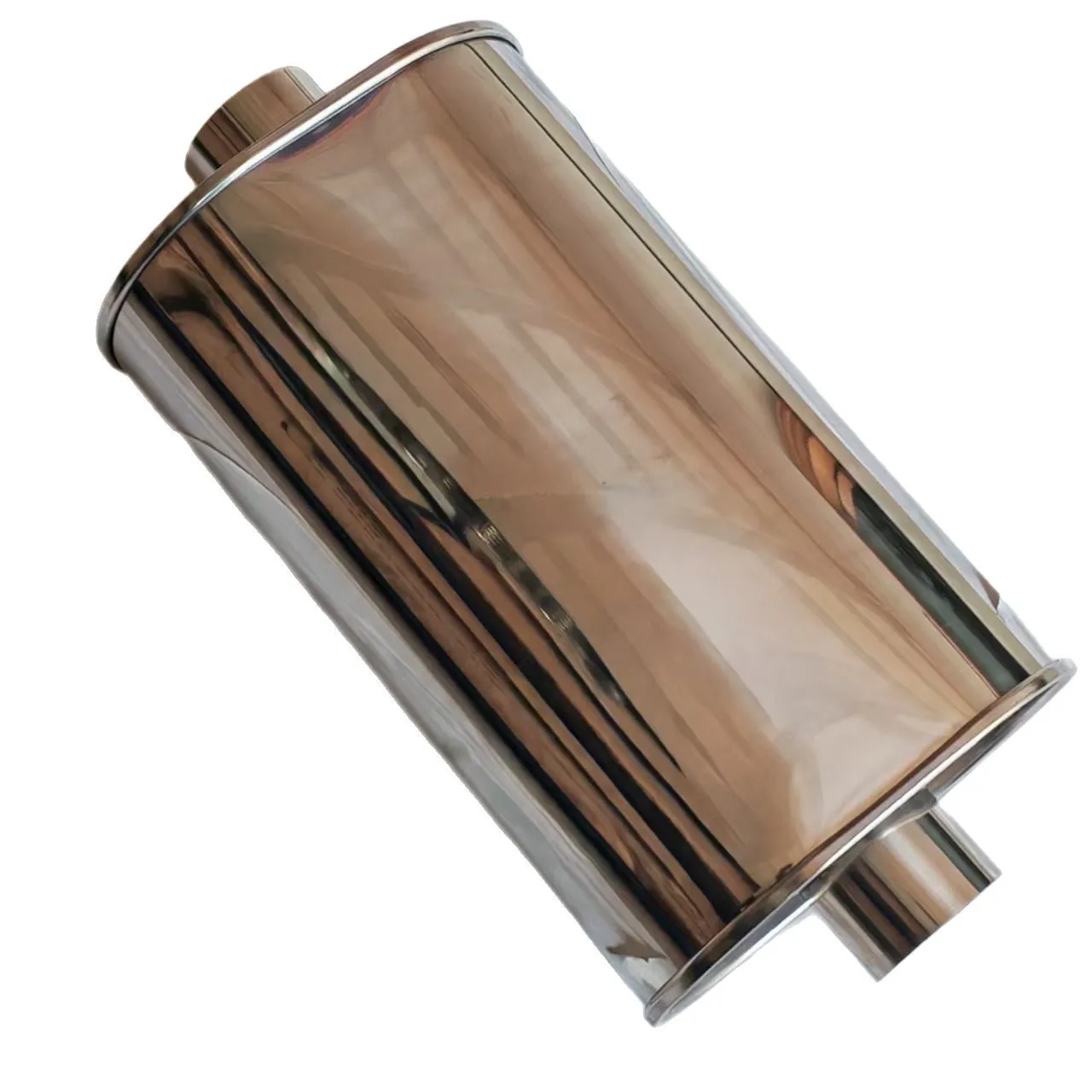 Car Modified Exhaust Pipe M Drum Body Stainless Steel Flat Drum Can Be Replaced At Will Tail Throat Muffler
