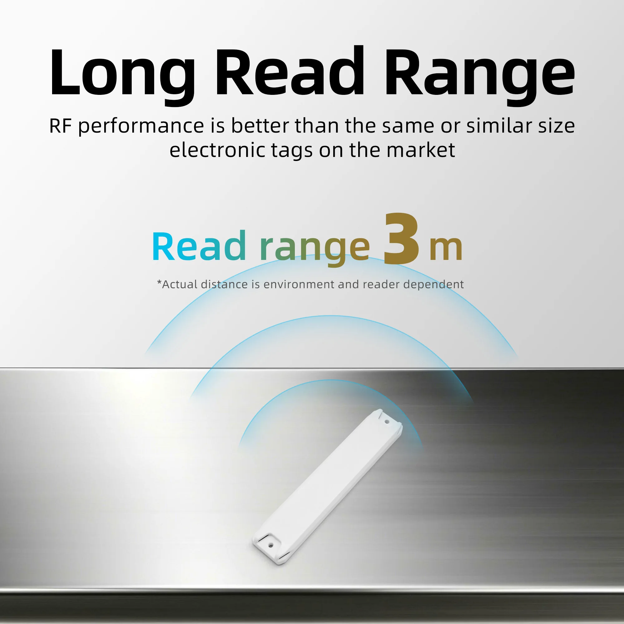 

10pcs 9515 Shelled electronic tag Long Range RFID Tag ABS Long lifespan electric label Good RF performance Warehouse Management