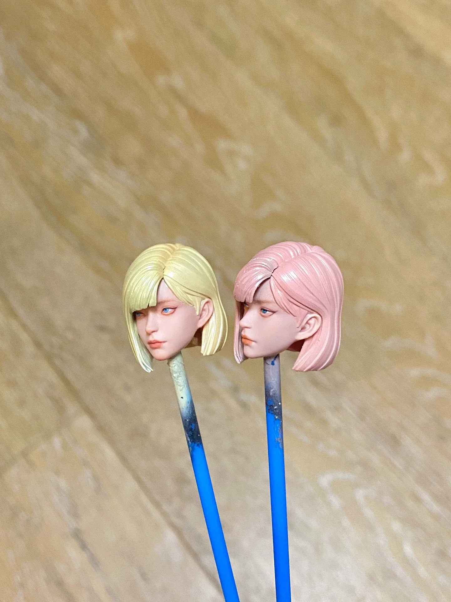 【30 Days Made】Shiranui 1/12 Scale Female Beauty Girl Unpainted/Painted Resin Head Sculpt Fit 6inch ML SHF MEZCO Mafex Toys