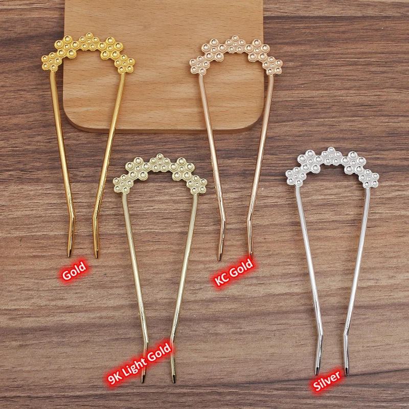 BoYuTe Vintage U-Shaped Hair Forks Handmade Materials Diy Jewelry Accessories and Components Wholesale