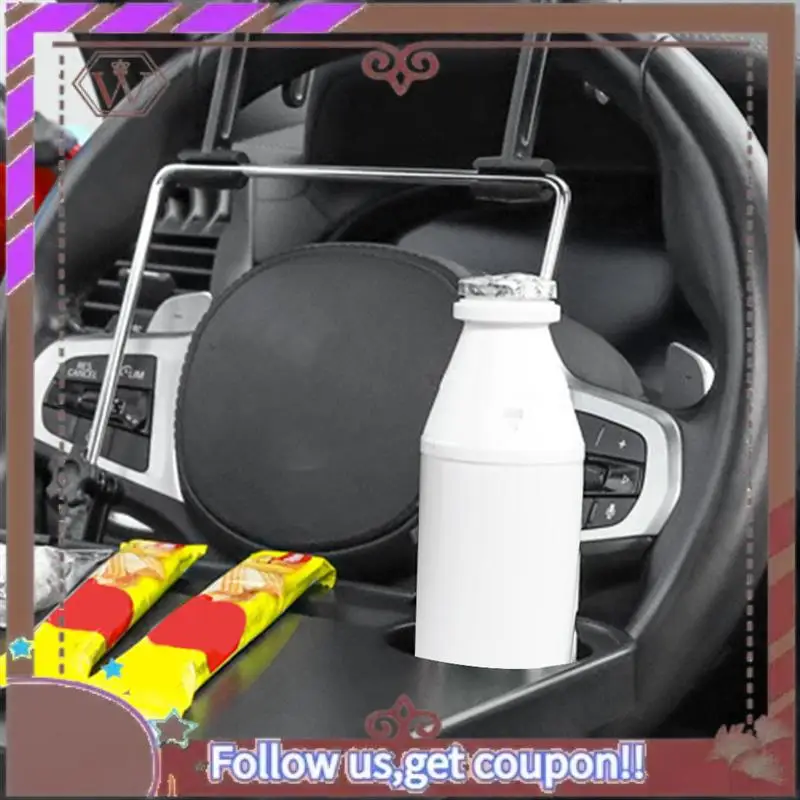 A57E-Car Small Table Car Dinner Plate Steering Wheel Tray Foldable Storage Universal Car Parts Component