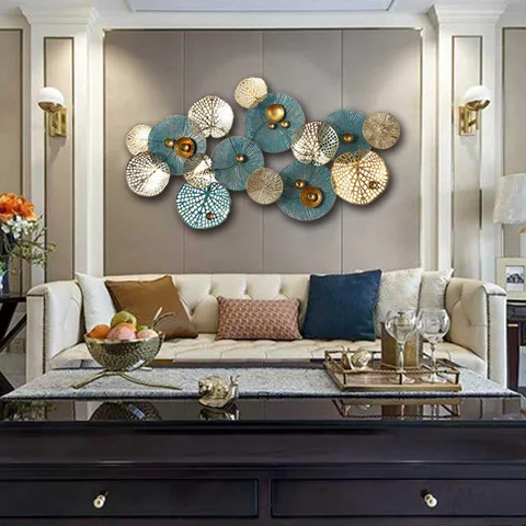 

Простое трехмерное украшение стены, стена гостиной, дивана, фон, настенное подвесное современное украшение