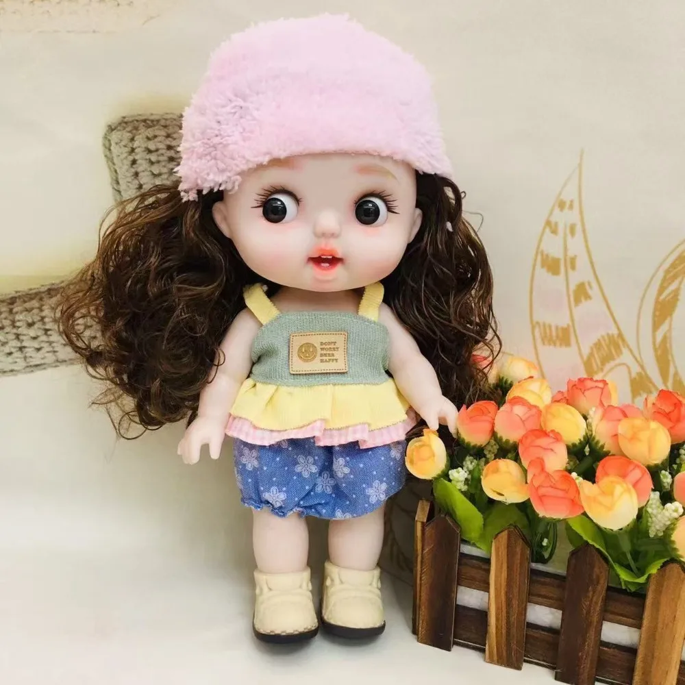 

1/6 SD 28 см Bjd Кукла с одеждой Привлекательные глаза Длинные волосы Одевание BJD Куклы Элегантные с париком Макияж Шаровой шарнир Кукла