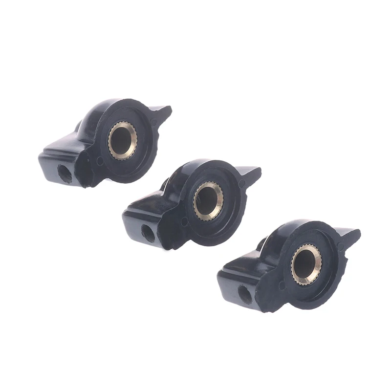10Pcs Bakelite Knob Cap K7-1 Band Switch Knob Potentiometer Knob Cap Copper Core Circular Hole 6MM Shaft Hole Dia Pointer Knobs