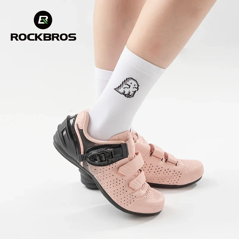 ROCKBROS Men Women Cycling Socks Bike Socks Breathable Road Bicycle Socks Outdoor Sports Riding Racing Socks Calcetines Ciclismo