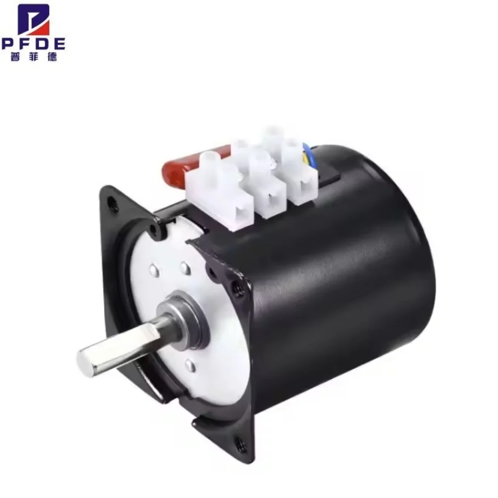 28W 68KTYZ 220VAC Permanent Magnet Synchronous Gear Motor Center shaft 8mm 2.5RPM 5RPM 10RPM 15RPM 20RPM 30RPM 50RPM