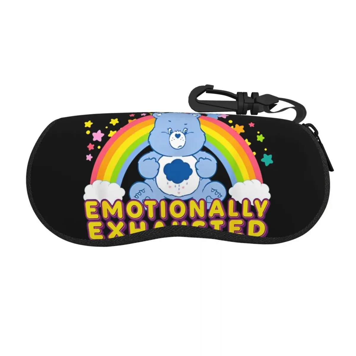 

Care Bears Emotionally Exhausted Rainbow Grumpy Bear Icon Glasses Case New Glasses Box Small Eyeglasses Box
