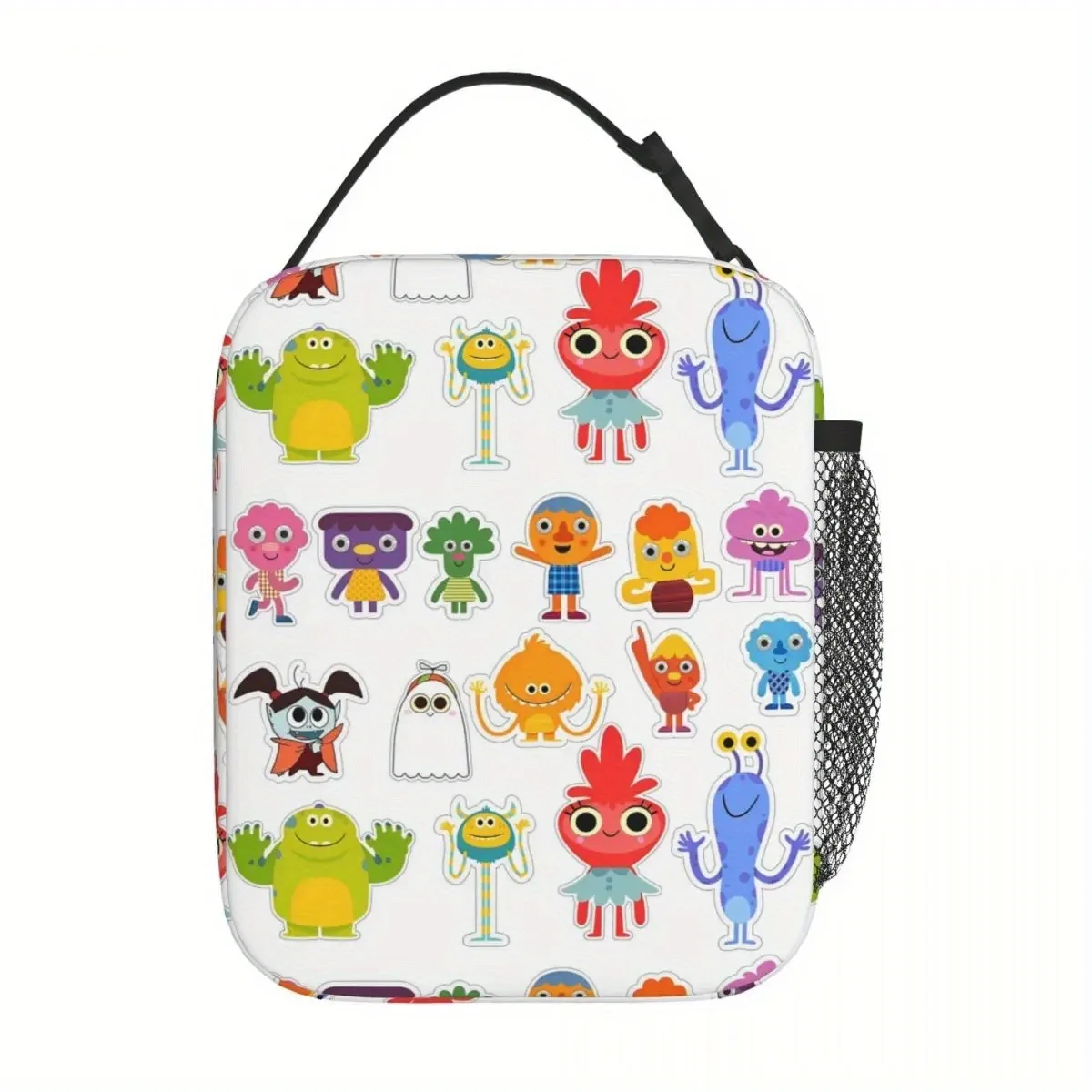 Insulated Lunch Tote Bag Noodle& Pals Micro Super Simple Merch Rhymes Songs Storage Food Box Cooler Thermal Lunch Box School