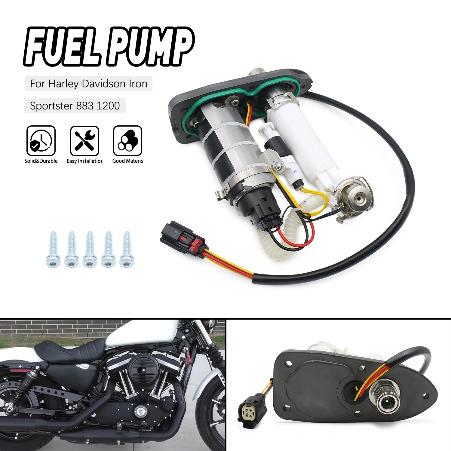 Conjunto de Bomba de Combustible 28177541-06 75268-07F 75305-07A para Harley Davidson Iron Sportster 883 1200 Roadster Forty Eight Seventy Two