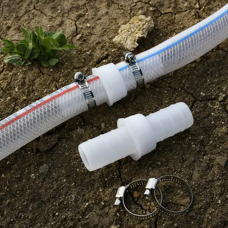 ID15MM ID20MM ID25MM hose quick connector plastic water pipe repair flexible joint double head agricultural hose connector