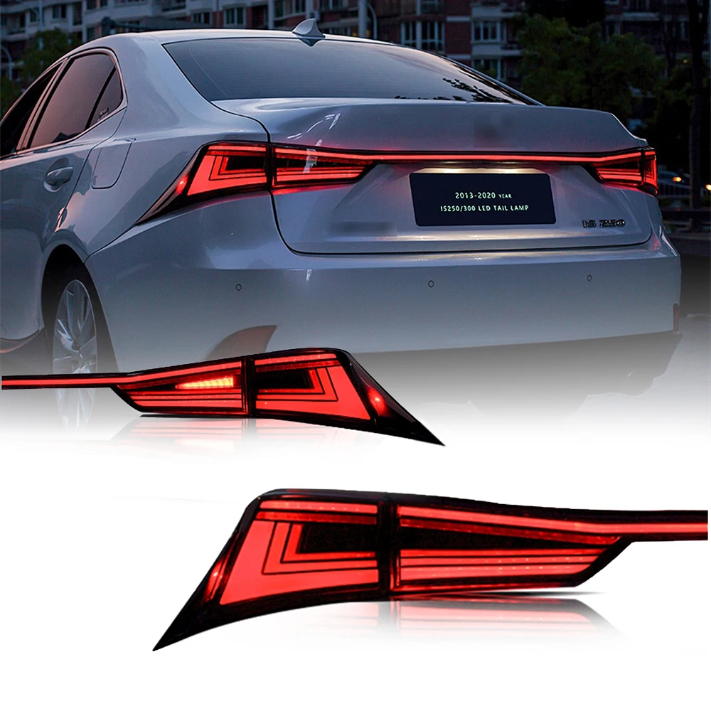 

New Design LED Tail Lamp For Lexus IS250 IS300 IS350 2013-2020 Year Red ABS Trunk Lamp With 12V Tail Light Rear Position
