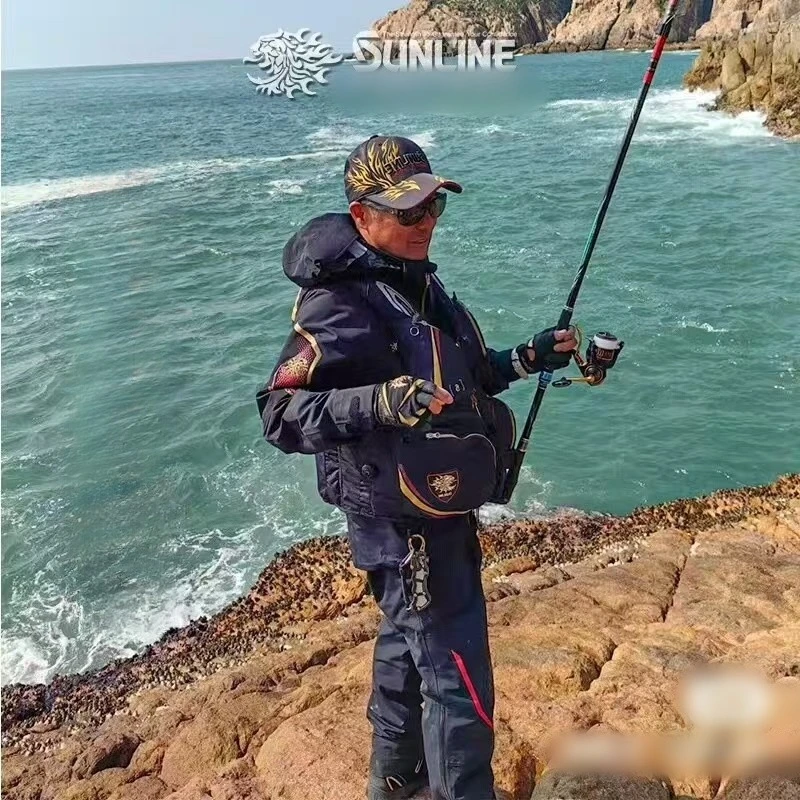 2025 New SUNLINE Men GOTX Jacket and Pants 2pcs Clothing Set Waterproof Fishing Suits 4 Seasons Wear Plus Size 4XL