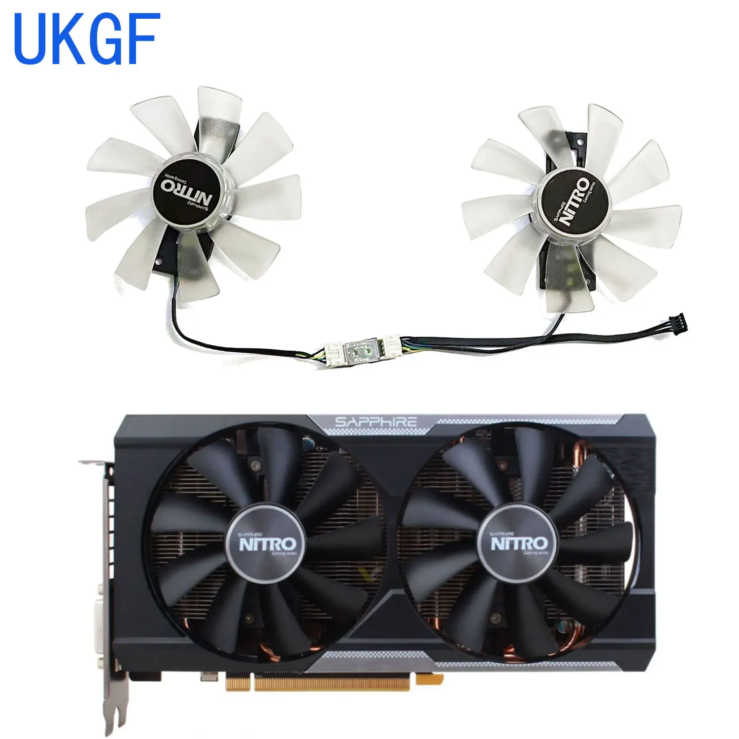 

Brand new 98MM 4PIN GAA8B2U DC 12V 0.45A for Sapphire Radeon R9 380 380x Nitro graphics card replacement