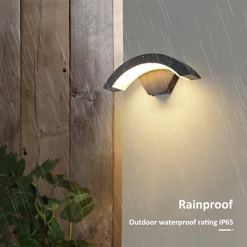 18w Sensor Outdoor Waterproof Wall Lights Garden Porch Wall Lighting LED Wall Lamps Aluminum AC86-265 image 2