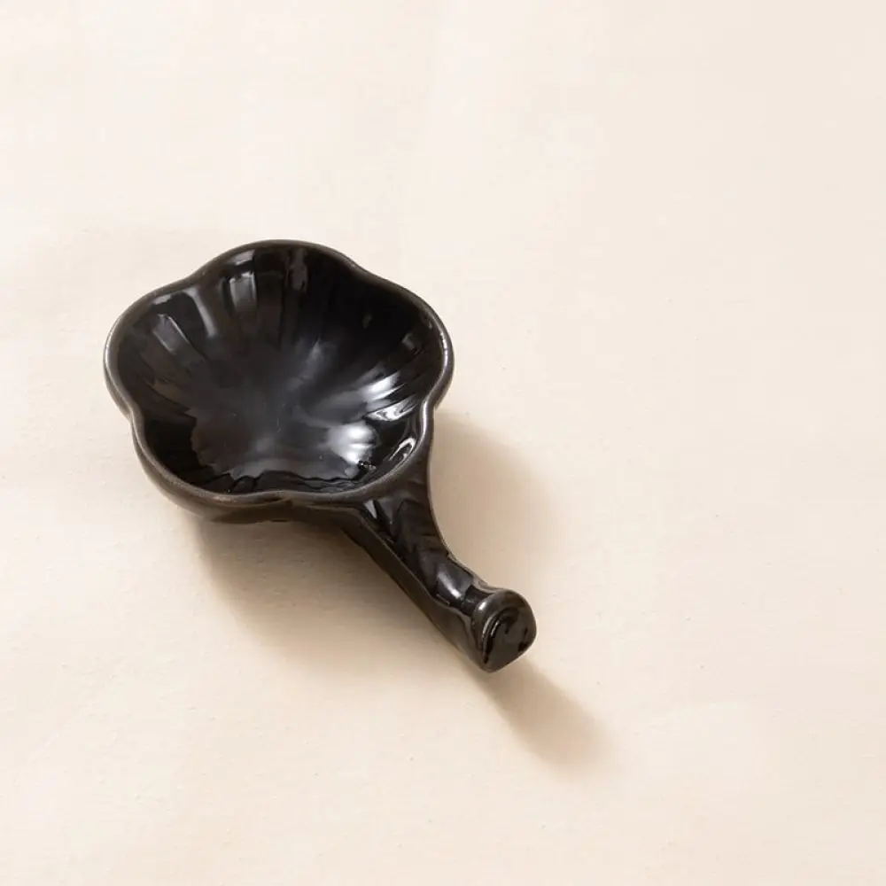 Portable Ceramic Ink Dish For Calligraphy Practice Painting Supplies Stationery Brush Holder Desk Organizer Tool