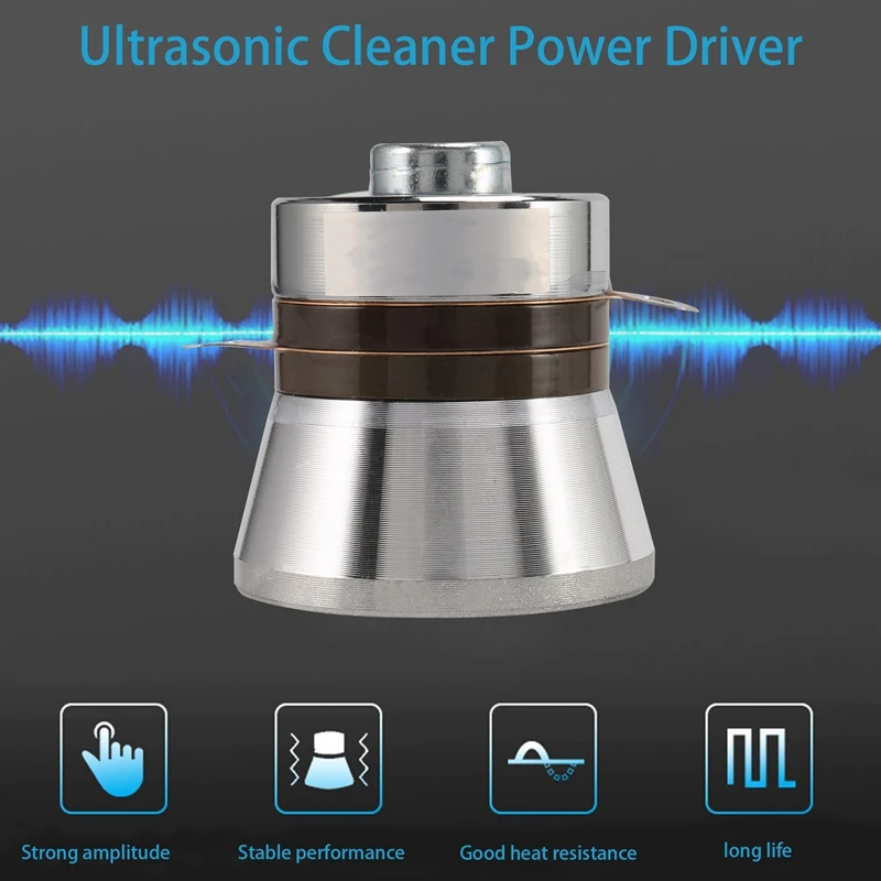 60W 40Khz High Conversion Efficiency Ultrasonic Piezoelectric Transducer Cleaner High Performance Acoustic Components