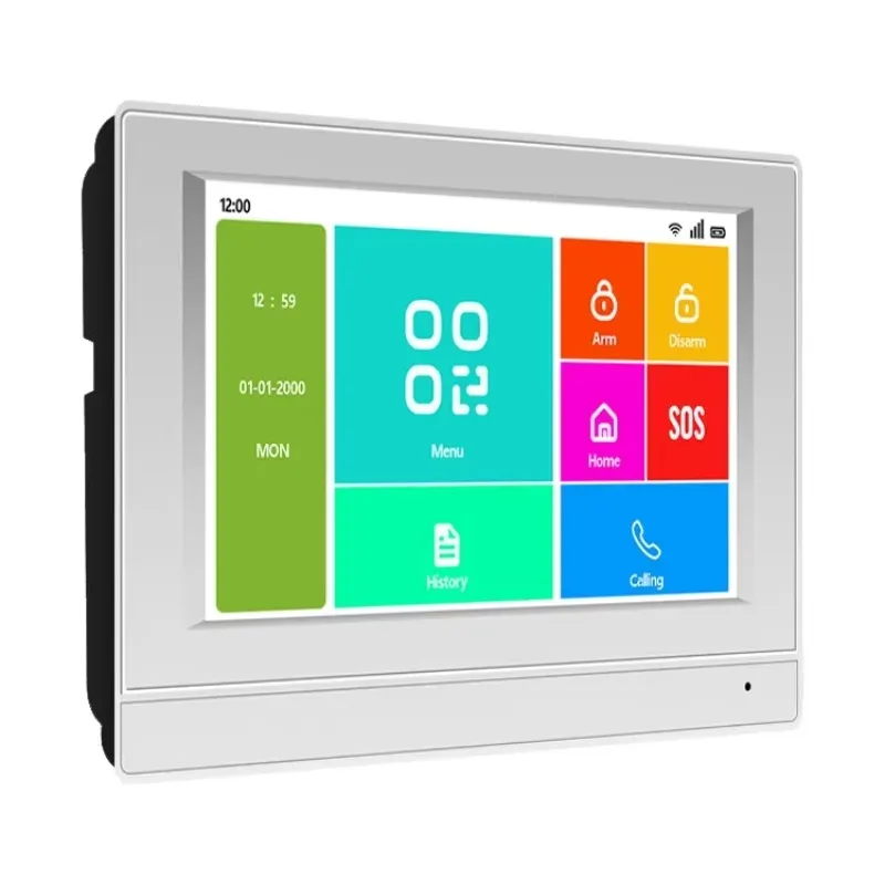 

Touch Big 7inch TuyaSmart 4G GSM SMS WIFI Smart Home Intruder Security Alarm System With Smart Life App Control