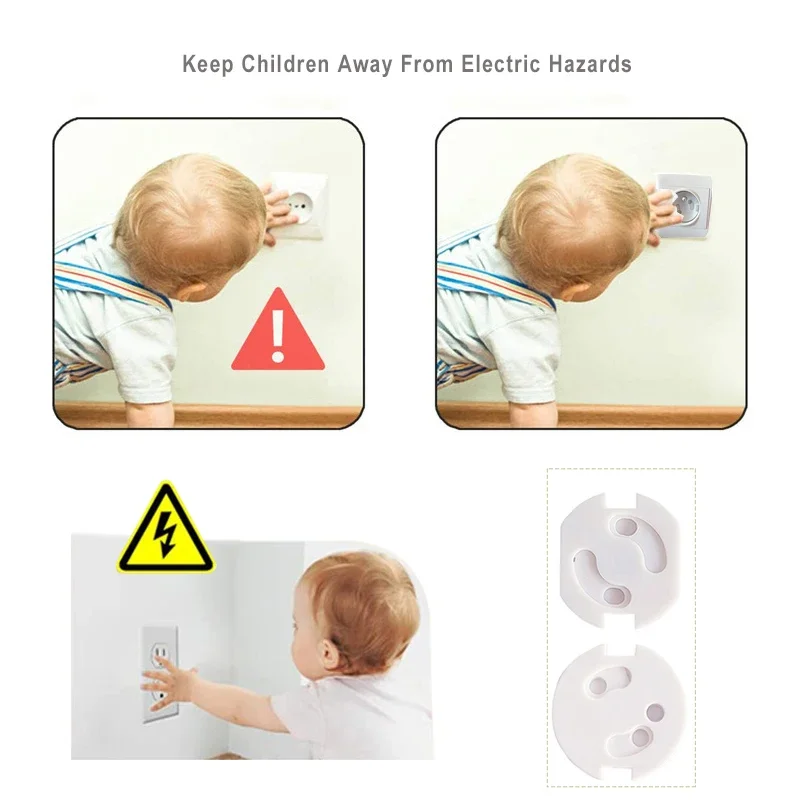 Baby Safety Socket Covers 1/510pcs Electrical Plastic Outlet Protectors Child Safe Socket Security Protection