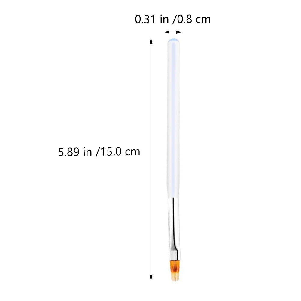 5 個ネイル描画ペンセットプロフェッショナルアクリルハンドルネイルアートブラシクリエイティブマニキュアペイント DIY ツールのためのスムーズな流れ