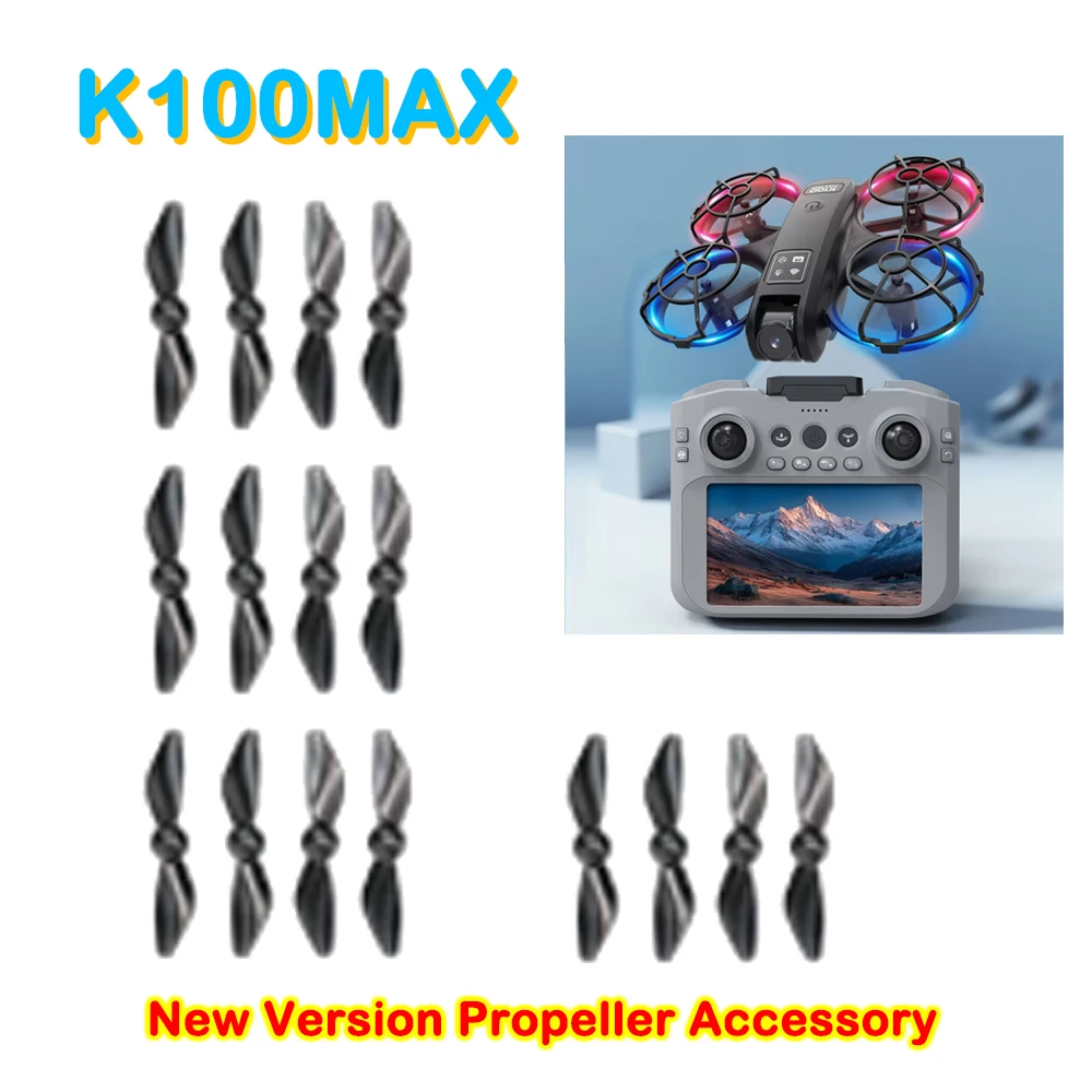 K100 MAX Screen Control Drone New Version Propeller Blade Maple Leaf Wings Spare Part K100MAX Rotor Fan Accessory 4PCS/Set