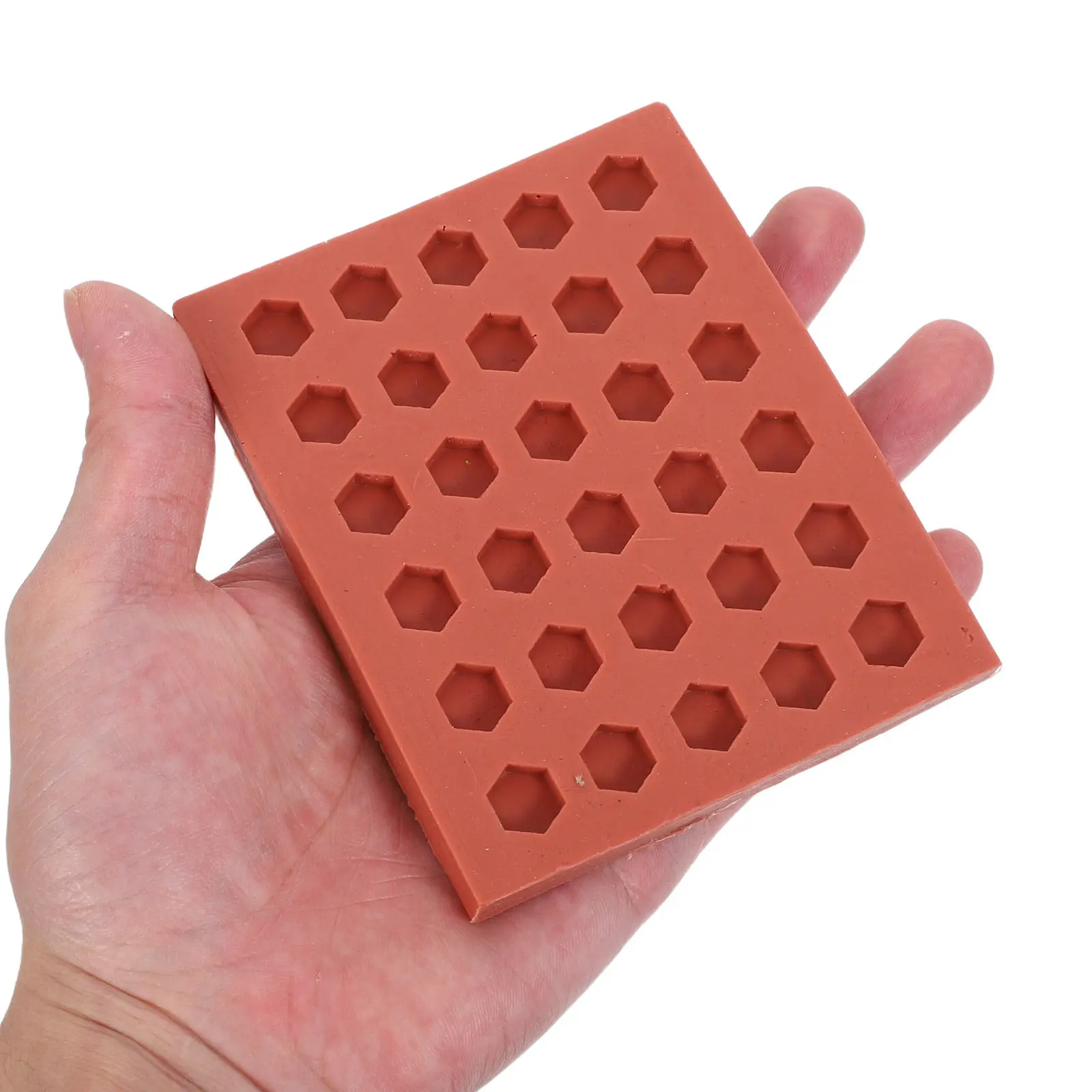 

Многоразовая мягкая силиконовая форма для мини-блоков в форме шестигранника для строительства кукольных домиков, ландшафтного дизайна и бетонной плитки