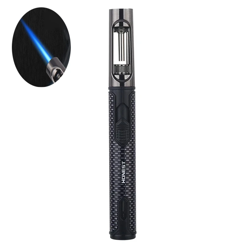 

HONEST Metal Windproof Cigarette Cigar Lighter Welding Gun Portable Butane Gas Lighter Turbo Lighters Smoking Accessories